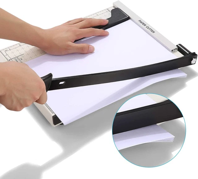 A4 Paper Paper Cutter Heavy Duty Metal Base Trimmer Gridded Paper Pho...