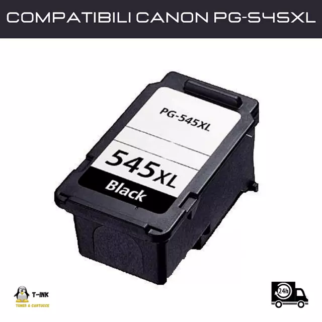 Cartucce PG 545XL 545 XL Nero compatibili per Canon Pixma MG2550S MG2950 MG3050