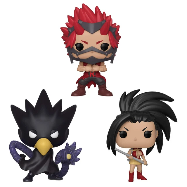 Funko Pop Lotto Pacchetto Di 3 My Eroe Accademia - Tokoyami, Momo Yaoyoruzu,