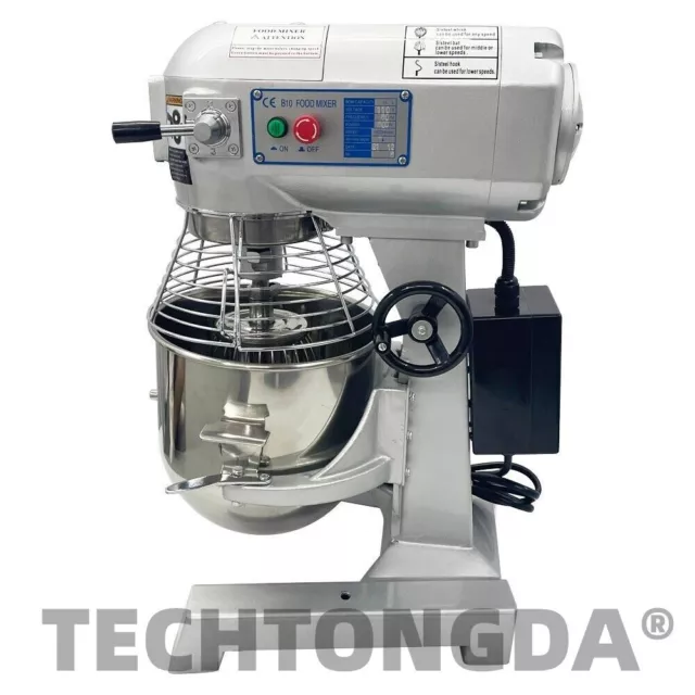 Teig Lebensmittelmixer 3 Gang 450w 10L Bäckerei Mixer Rührer Mischmaschine