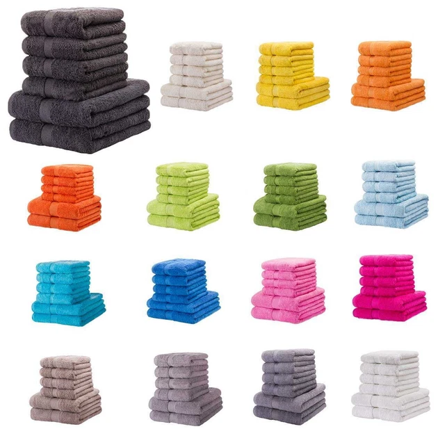 etérea Carli Handtuch Kollektion Duschtuch Badetuch Badvorleger - 100% Baumwolle