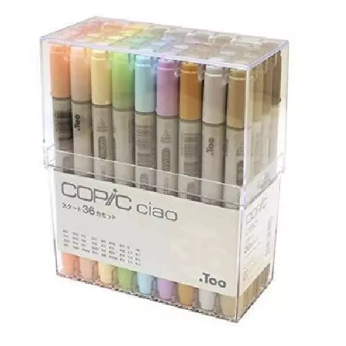 Too Copic Ciao Start 36 Color Variation Marker Starter Sketch Gradation Japan