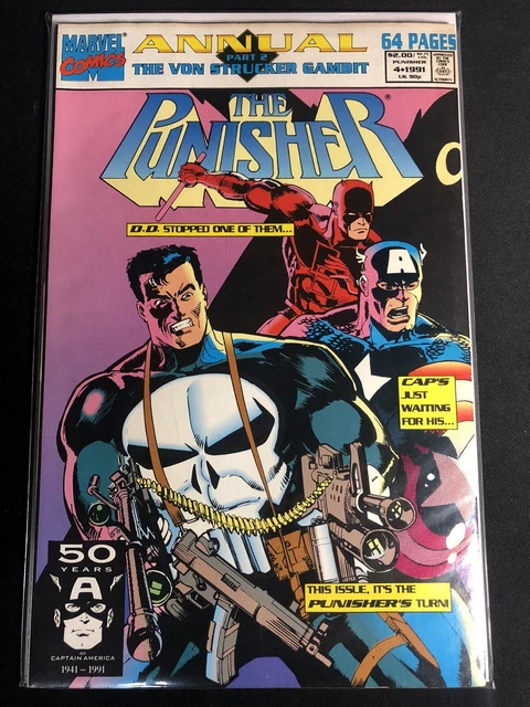 The Punisher Annual #4 The Von Strucker Gambit Part 2 1991 Marvel Comics