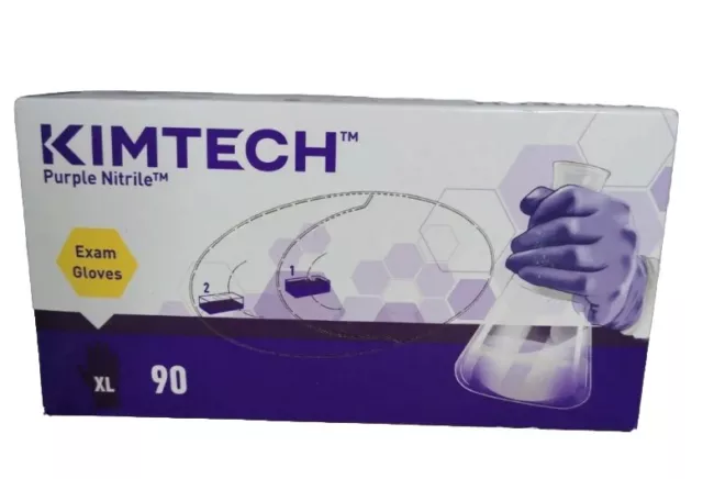 Kimtech Purple Nitrile Powder Free Exam Gloves X-Large