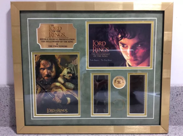 Lord of the Rings FOTR TT Limited Edition Framed Double Film Cell Presentation