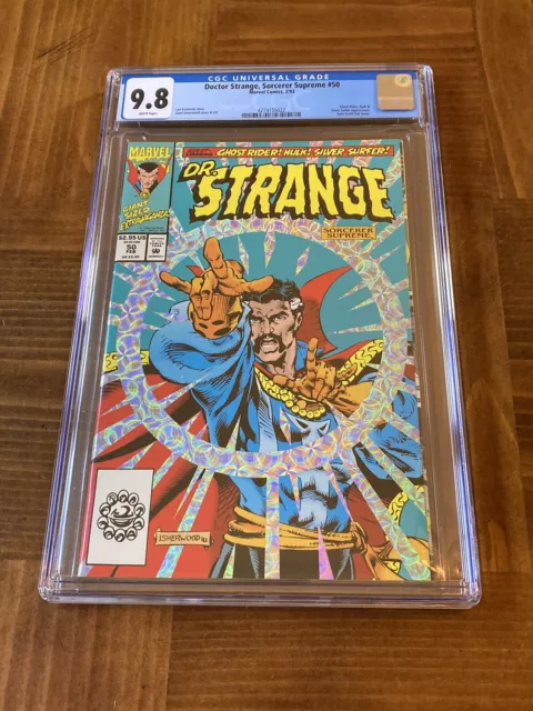 Doctor Strange Sorcerer Supreme 50 CGC 9.8 White (Iconic Dr. Strange Cover)