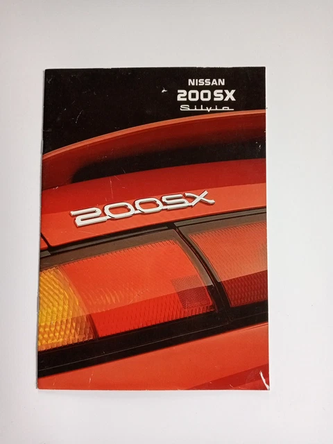 Depliant Brochure Usata Nissan Silvia 200 SX
