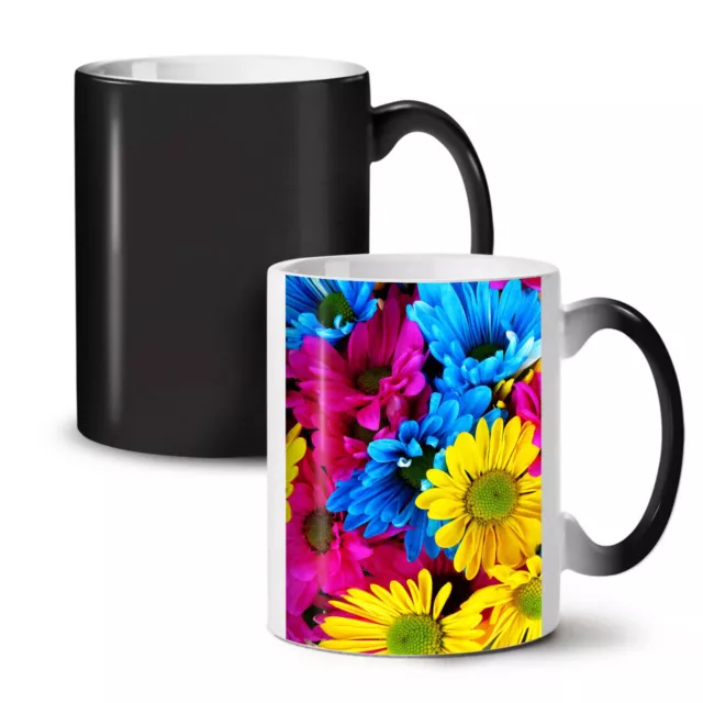 Colorful Flower NEW Colour Changing Tea Coffee Mug 11 oz | Wellcoda