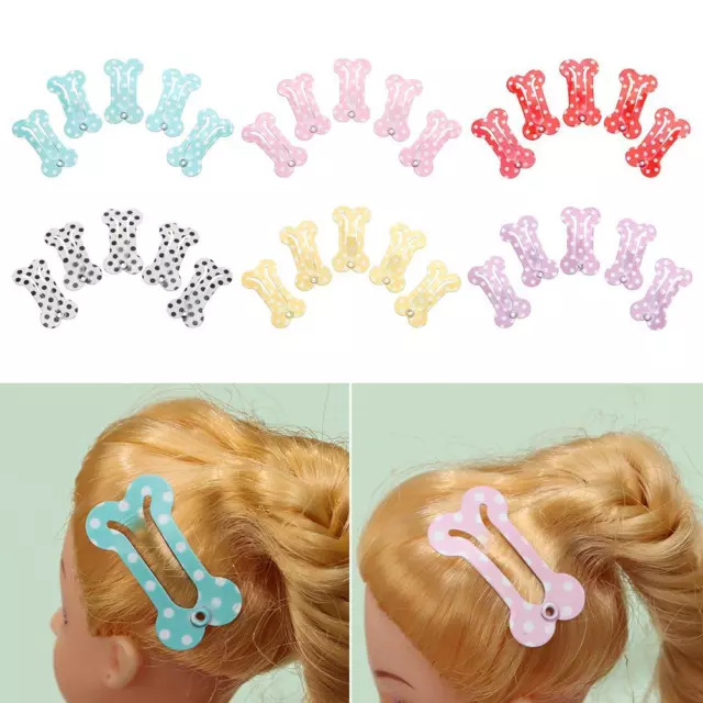 Toys With Dots 2.5cm Doll Accessories Hair Clip Headwear Decorative Pet Hairpin