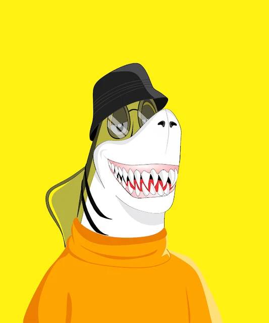 Laughing Shark # 1054 - - Limited Edition,  Only 1,111 available! RARE!