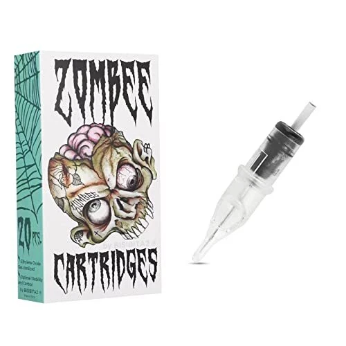 Cartucho de silicio con aguja de tatuaje desechable Zombee 20 piezas () 1205 RL