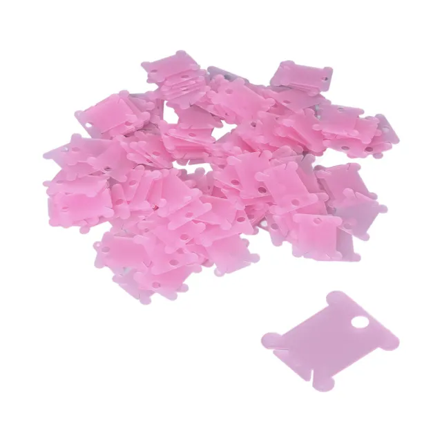 (Pink)Floss Bobbin Plastic Winding Board Sturdy Durable For Home Use