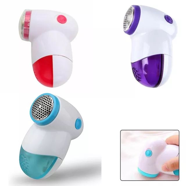 Electric-Lint Remover Clothes Bobble Fluff Shaver Debobbler Battery Operated