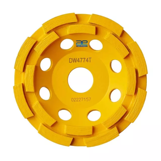 Dewalt 12.7cm 115 MM Double Rangée Diamant Tasse Roue Gec 2