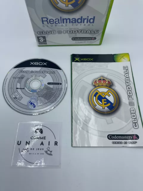 Real Madrid Club Football 2005 XBOX PAL FR Comme Un Air De Jeux 2