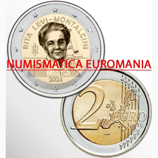 2 EURO ITALIA 2024 Rita Levi Montalcini Prevendita Fdc Da Rotolino