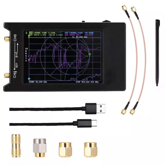 Datenspeicher Typ C -Kabel VHF UHF Vektor -Netzwerkanalysator Analysator