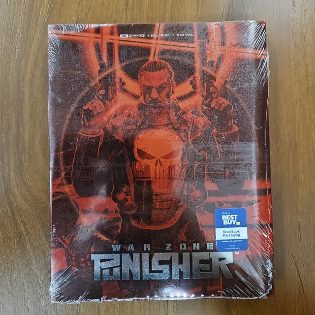 Punisher: War Zone 4K Steelbook (4K UHD+Blu-ray+Digital Copy) Best Buy Exclusive