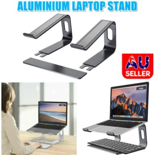 Portable Aluminium Laptop Stand Tray Holder Cooling Riser For 11”-17" Laptops~