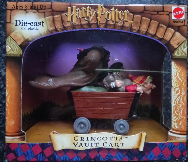 Harry Potter Die Cast Gringotts Vault Cart 2001 Action Figure Toy