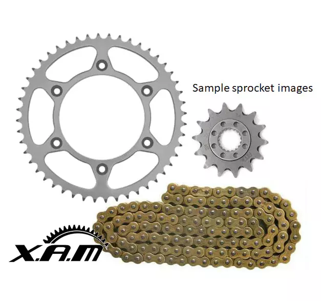 XAM Gold X-Ring Chain & Sprocket Kit for 2007-2010 Suzuki GSF1250 Bandit 18/43