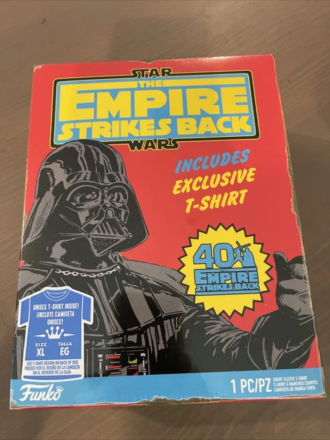 Funko Pop Star Wars 40th The Empire Strikes Back T-Shirt - XL - NEW IN BOX