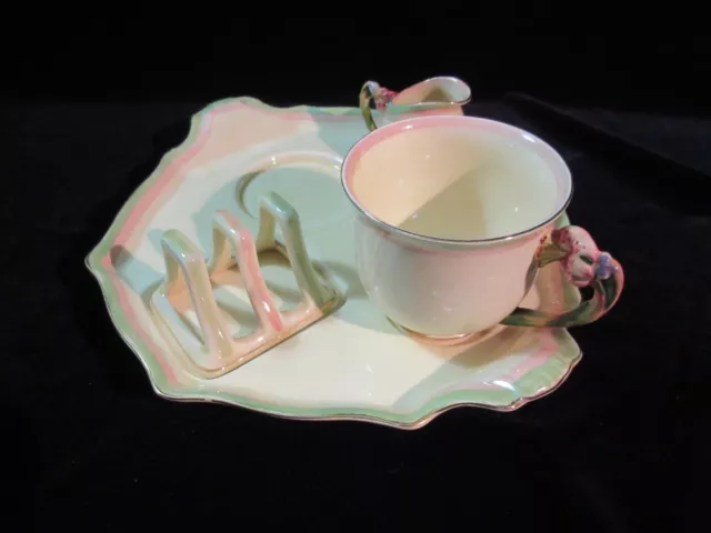 Early Vintage Royal Winton Grimwades Tiger Lily Breakfast Set
