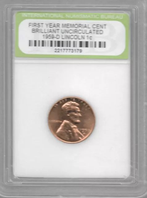 Rare Old USA Liberty 1959 Lincoln Penny Uncirculated US Collection Coin LOT:AA58