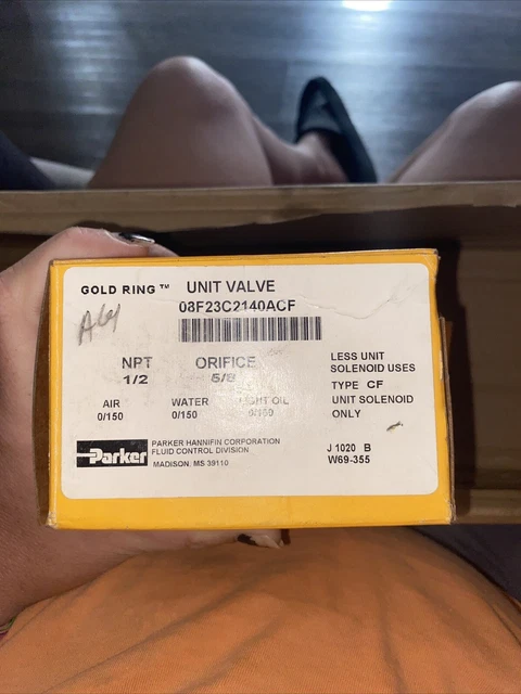 Unit Valve 08f23c2140acf NPT 1/2 Orifice 5/8