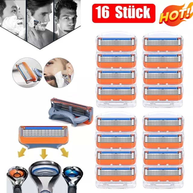 Für Gillette- Fusion5 ProGlide Power Rasierklingen Sortiment 16 Stück Neu