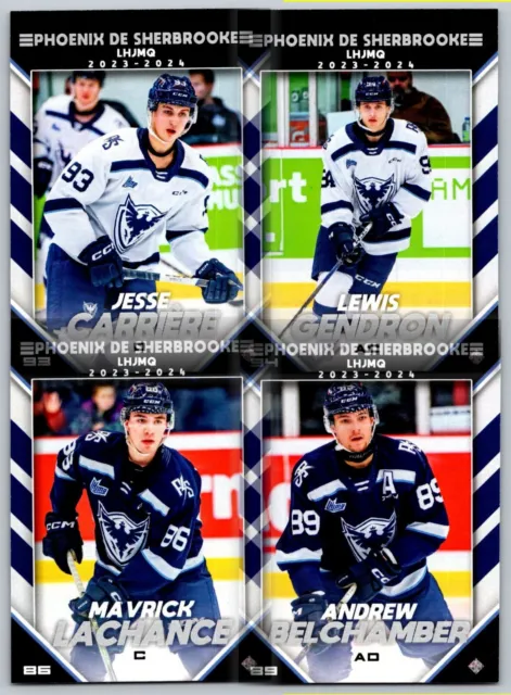 Sherbrooke Phoenix Series 2 2023-24 Team Set QMJHL Junior Hockey
