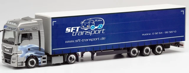 HERPA - Camion avec container RONCALLI - MAN TGX GX 4x2 - 1/87
