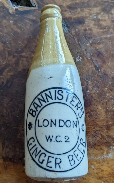 Antique Bannister's Ginger Beer Bottle London
