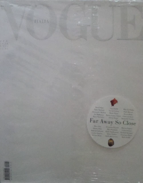 VOGUE ITALIA ITALY 2020 April Magazine #836 White Edition FAR AWAY