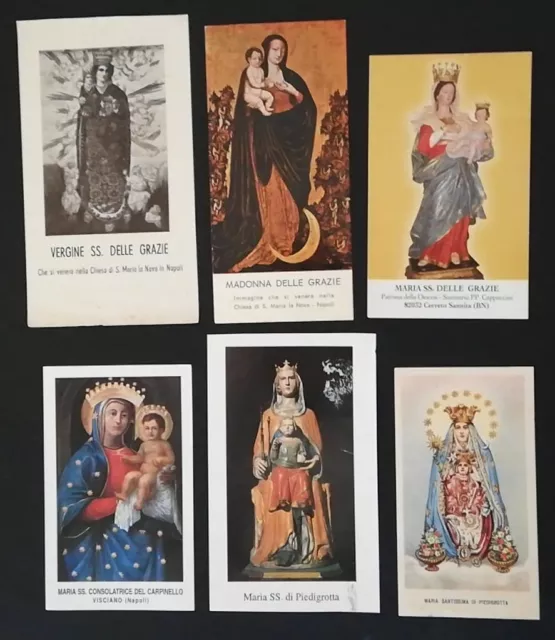 Lotto n.6 Santini Madonna Grazie, Carpinello e Fuorigrotta (5172-5177) Come foto