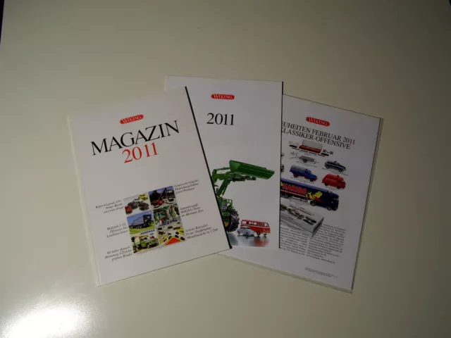 Wiking Magazin 2011 Wiking Katalog 2011 Wiking Neuheitenblätter 2011