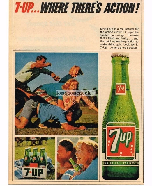 セブンアップ・vintage ７-up 1947年広告 コレクタブル セブンアップ・vintage 7-up 1947年広告 コレクタブル I like