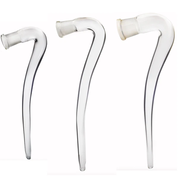14mm 10mm 18mm Female j hook glass Adapter Sherlock Water Pipe Bong Mouthpiece
