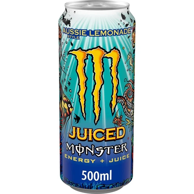 6x Monster Energy Juice Aussie Style Lemonade 50cl