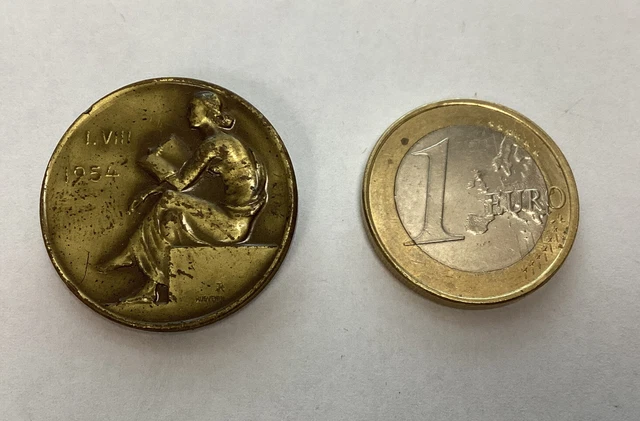 André LAVRILLIER : LEDA ET LE CYGNE PLAQUE EN BRONZE / MÉDAILLE ART