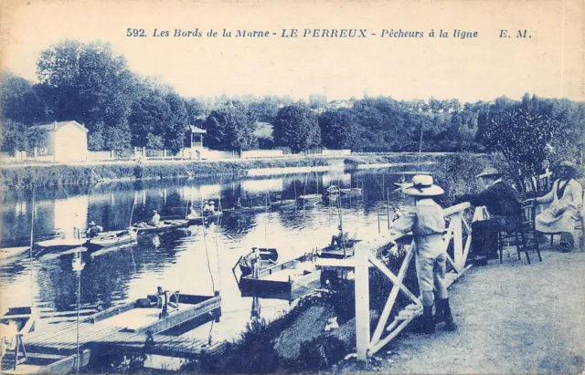 94-Le Perreux-Pecheurs A La Ligne-N�6025-H/0245
