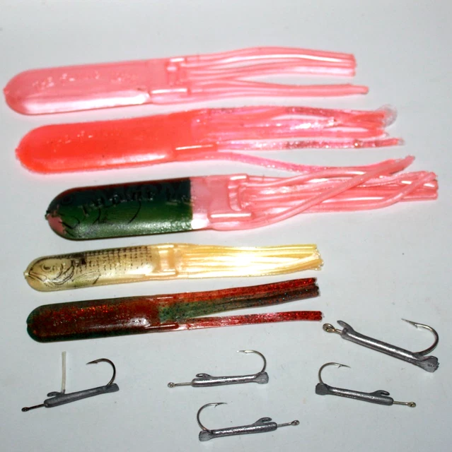 6 Esche Volanti Alex Langer Electric Blue Flying Lures – 2 Pollici, Per Acqua Dolce, Senza Ami