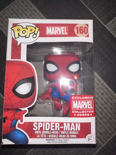 Funko Pop! Marvel Spider-Man #160 Marvel Collector Corps Exclusive