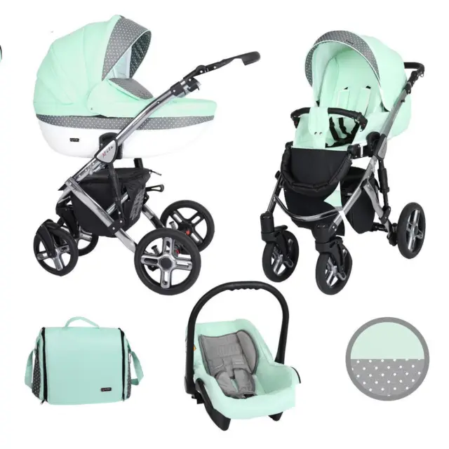 Poussette 3en1 Isofix Landau Cosy Sélection de couleurs Mila Plus by Lux4Kids