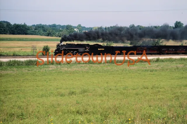 Vtg 1980's Original Photo Train Slide 765 Steam Engine Nickel Plate Road X2N106