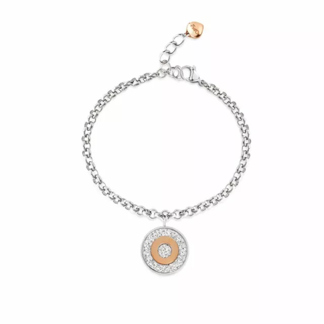 Bracciale donna con lettera O Opsobjects My Glitter OPSBR-682