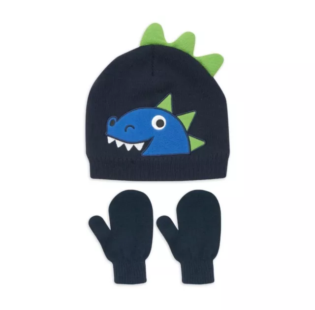 Igloos Boys Dinosaur Critter Hat with Magic Gloves 2 - Piece Set