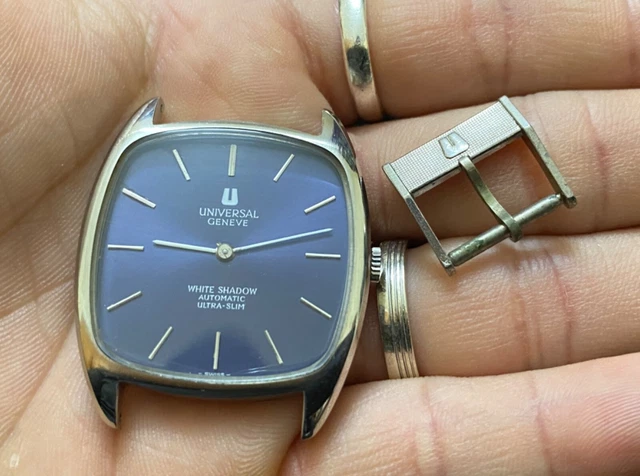 MONTRE VINTAGE UNIVERSELLE gen ve ombre blanche ultra mince boucle