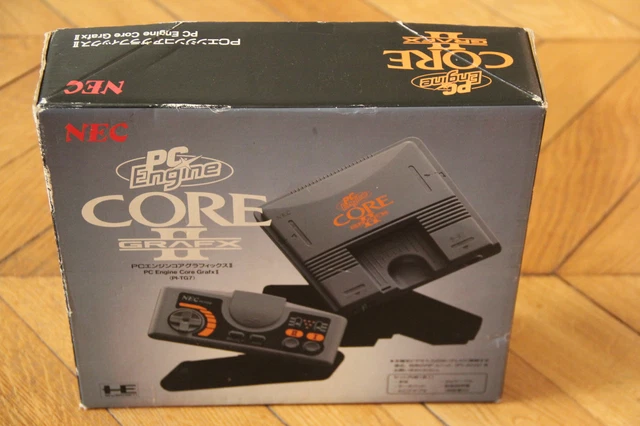 Console NEC PC Engine CoreGrafx II - Fonctionnelle - Avec Booster De Sauvegarde - Occasion - Version Japonaise
