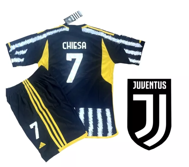 COMPLETO CALCIO Juventus FC 2023/24 - F. Chiesa tg. fino ai 12 anni EUR  35,90 - PicClick IT